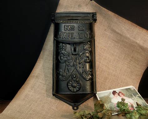 cast iron mailbox mounting bracket|vintage cast iron mailbox.